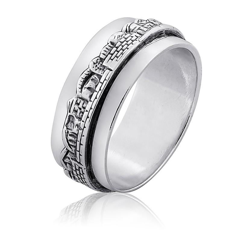 Sterling Silver Panoramic Old Jerusalem Ring main product photo