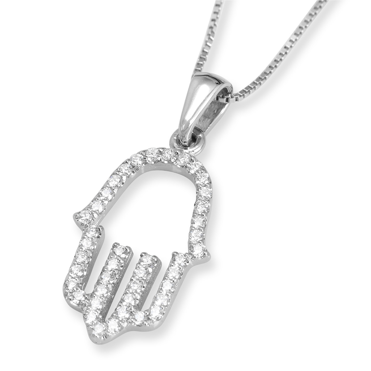 18K Gold and Diamonds Hamsa Pendant main product photo