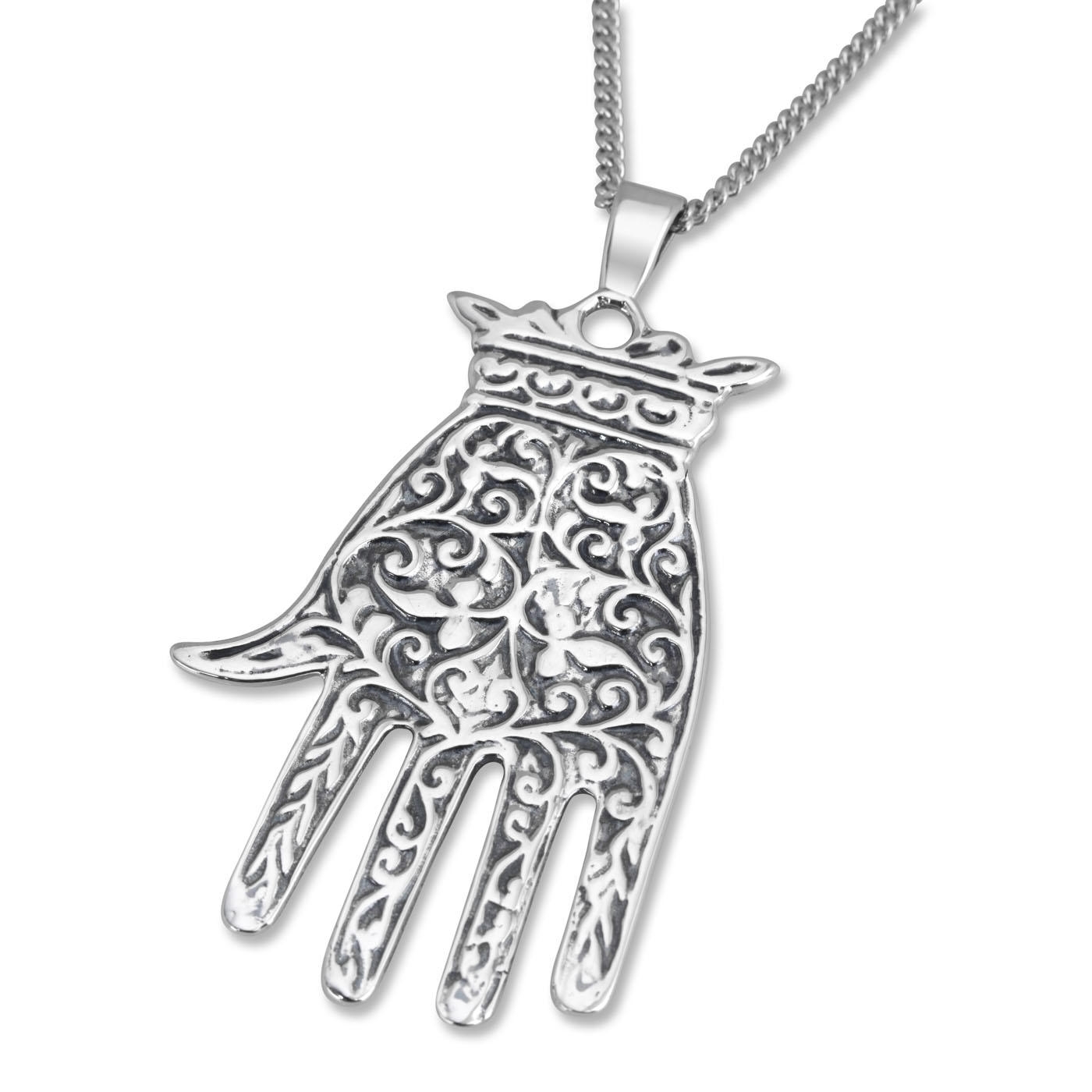 Silver Hamsa Necklace. Replica. North Africa 19th Century main product photo
