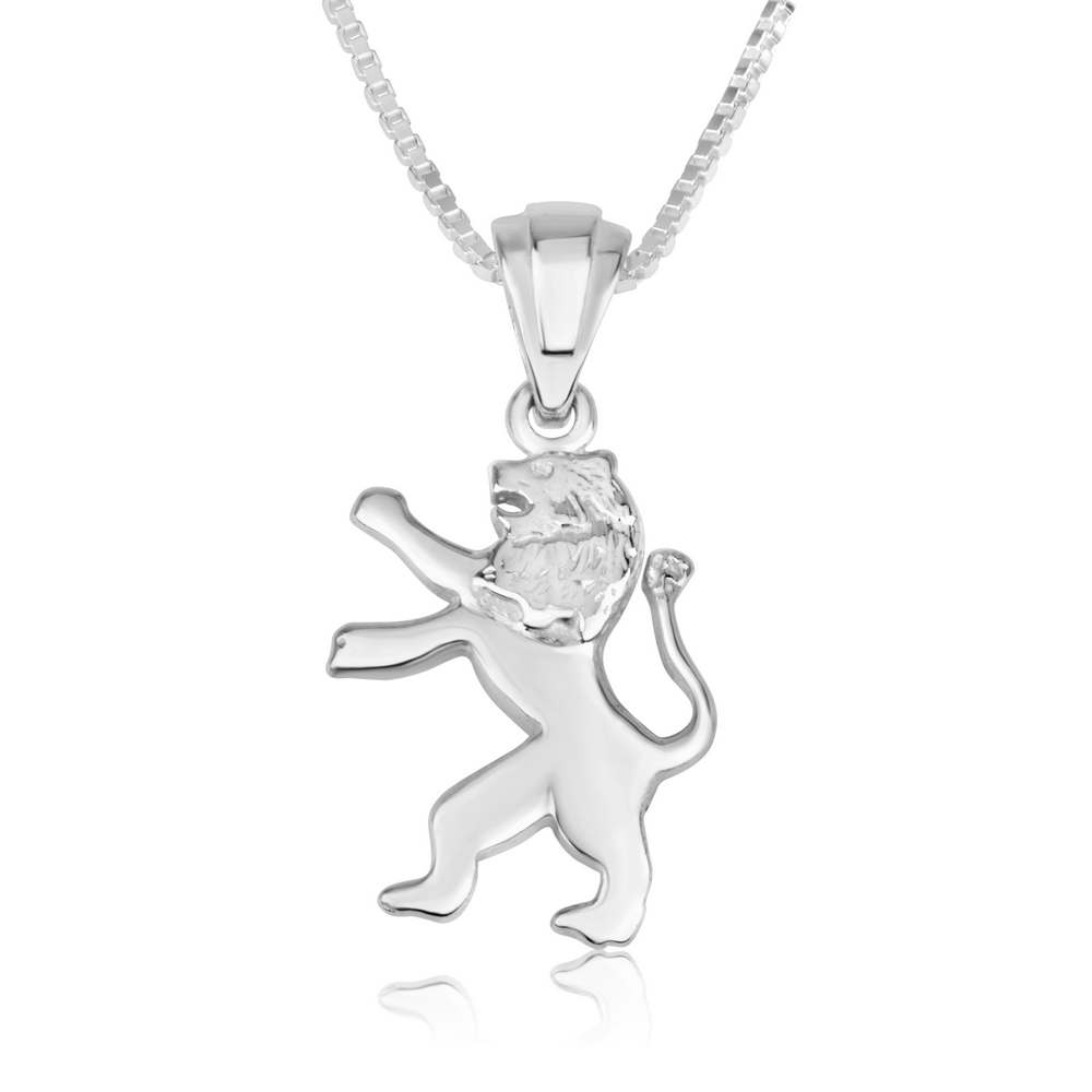 925 Sterling Silver Lion of Judah Necklace main product photo