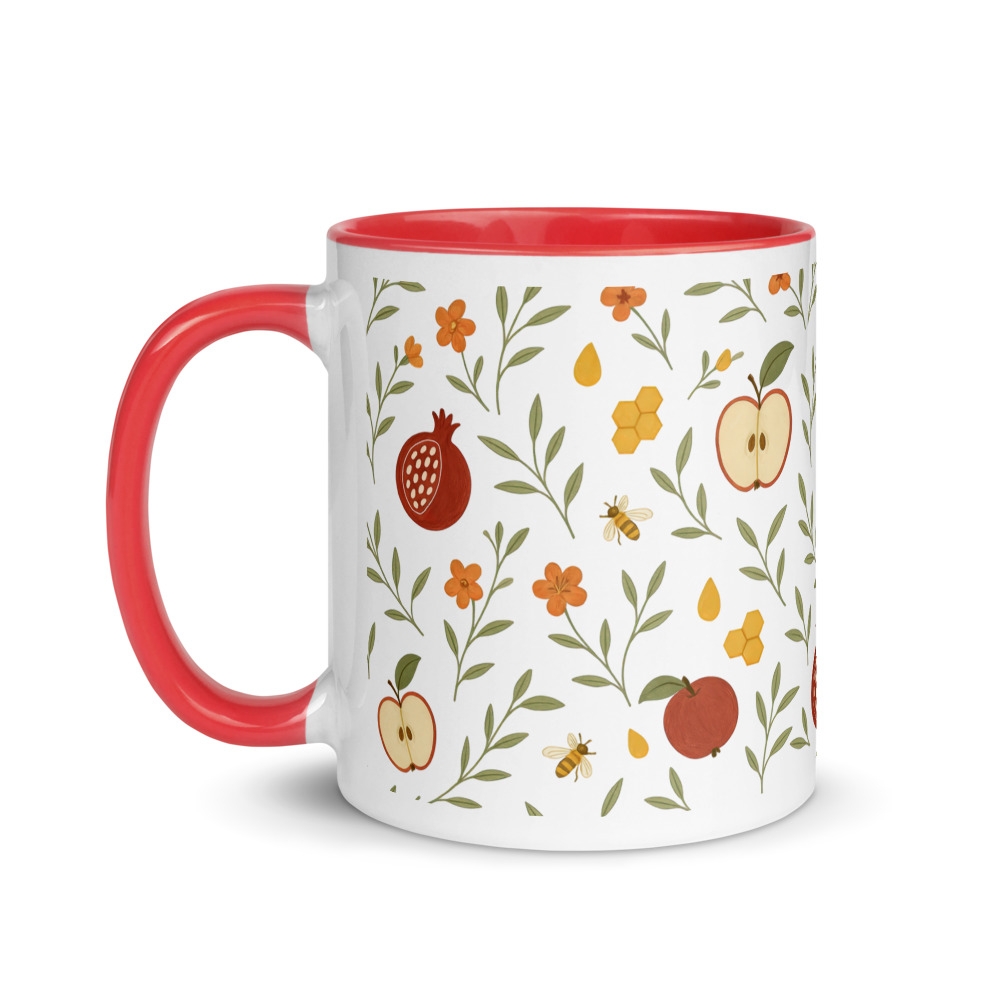 Rosh Hashanah Mug with Color Inside main product photo