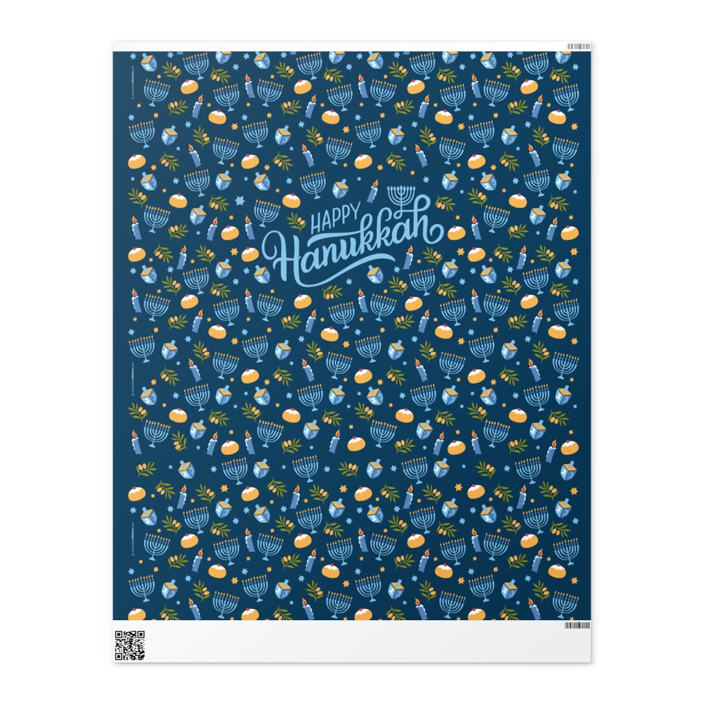 Happy Hanukkah Wrapping Paper main product photo
