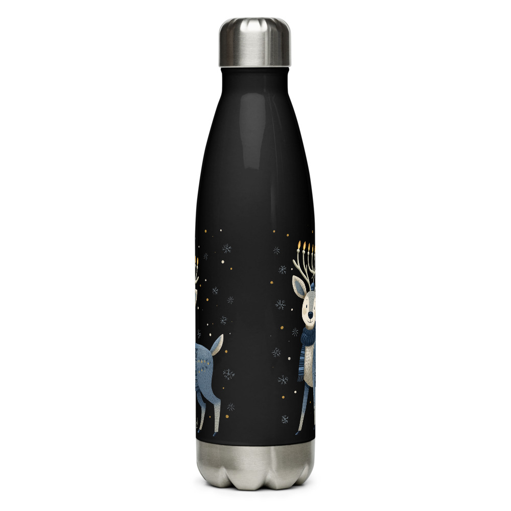 Oy Deer Stainless Steel Hanukkah Water Bottle main product photo