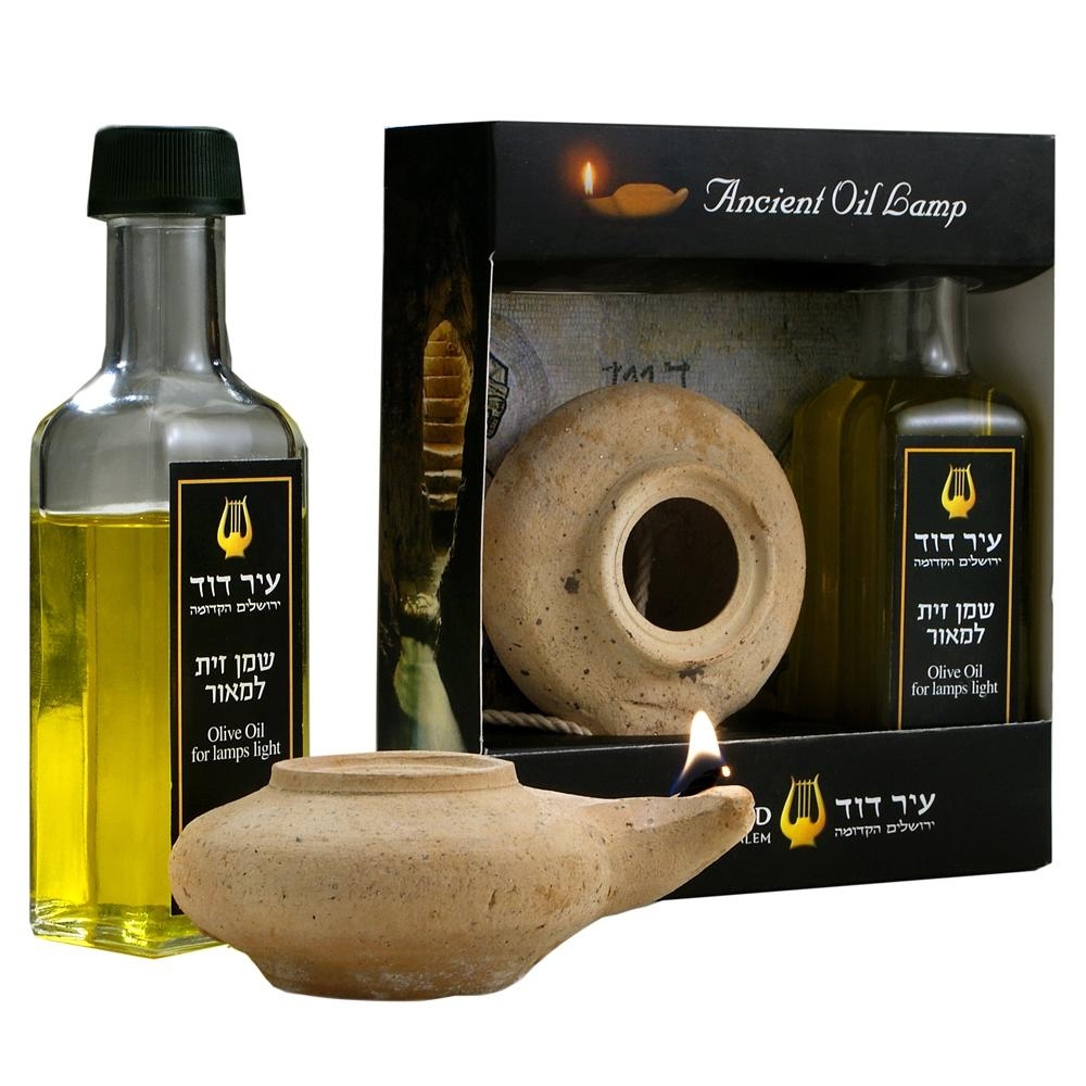 Ancient Oil Lamp and Oil Gift Set main product photo