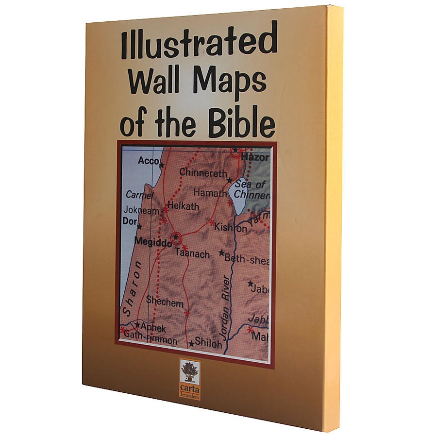 Carta's Illustrated Wall Maps of the Bible (12 Large Maps + Atlas) main product photo