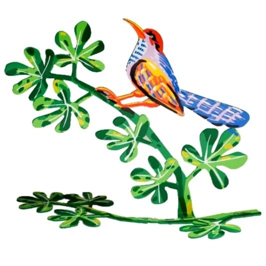 David Gerstein Double Sided Signed Sculpture - Singing Bird main product photo