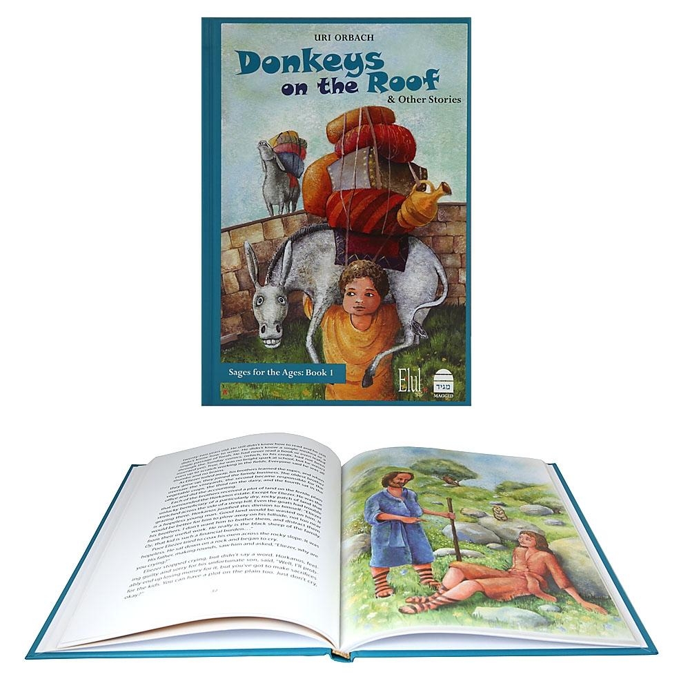 Donkeys on the Roof & Other Stories (Sages for the Ages: Book 1). Uri Orbach main product photo