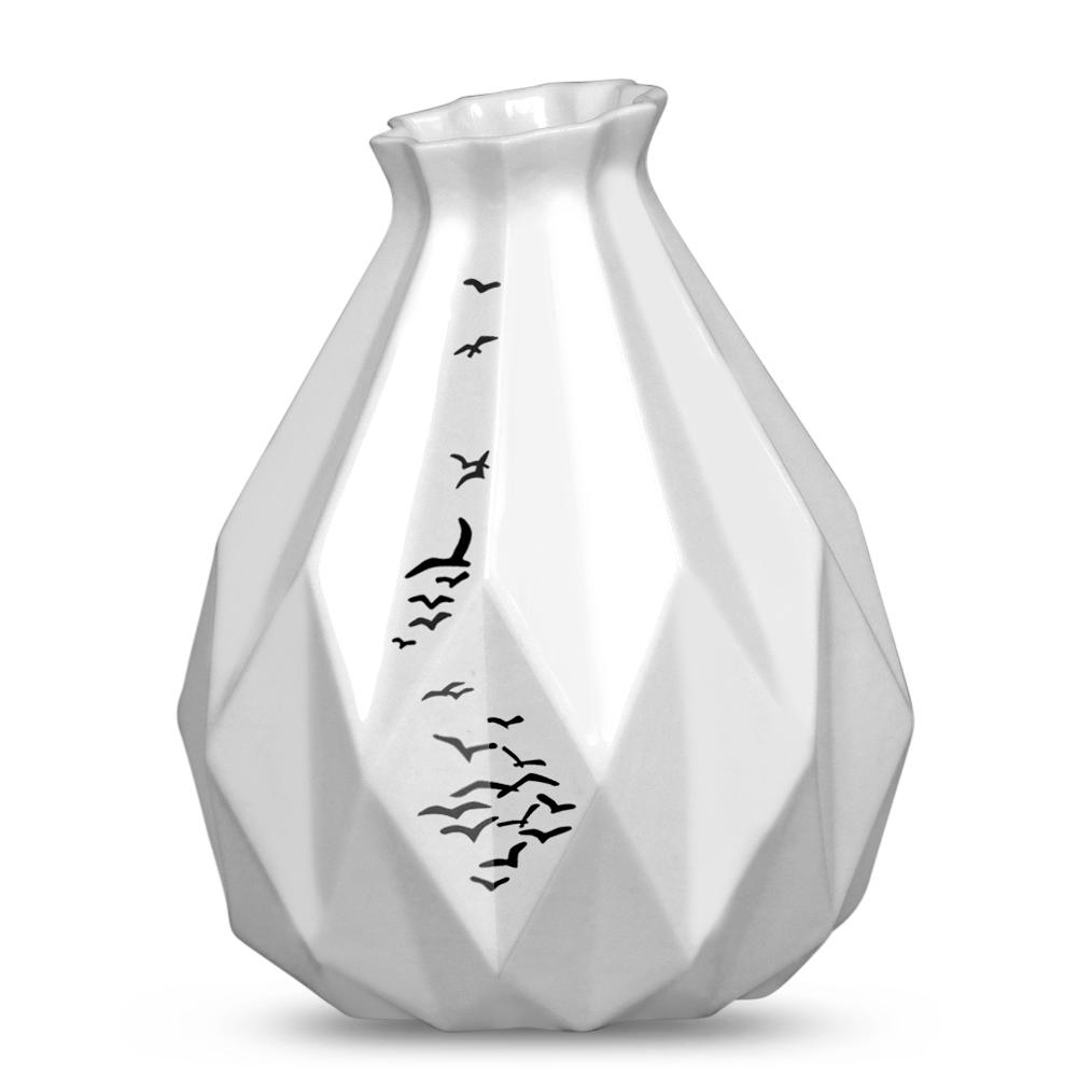 Studio Armadillo Handmade Ceramic Vase - Birds main product photo