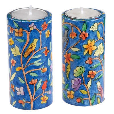 Yair Emanuel Round Candlesticks - Oriental (large) main product photo