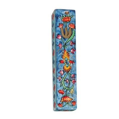 Yair Emanuel Small Wooden Mezuzah - Oriental main product photo