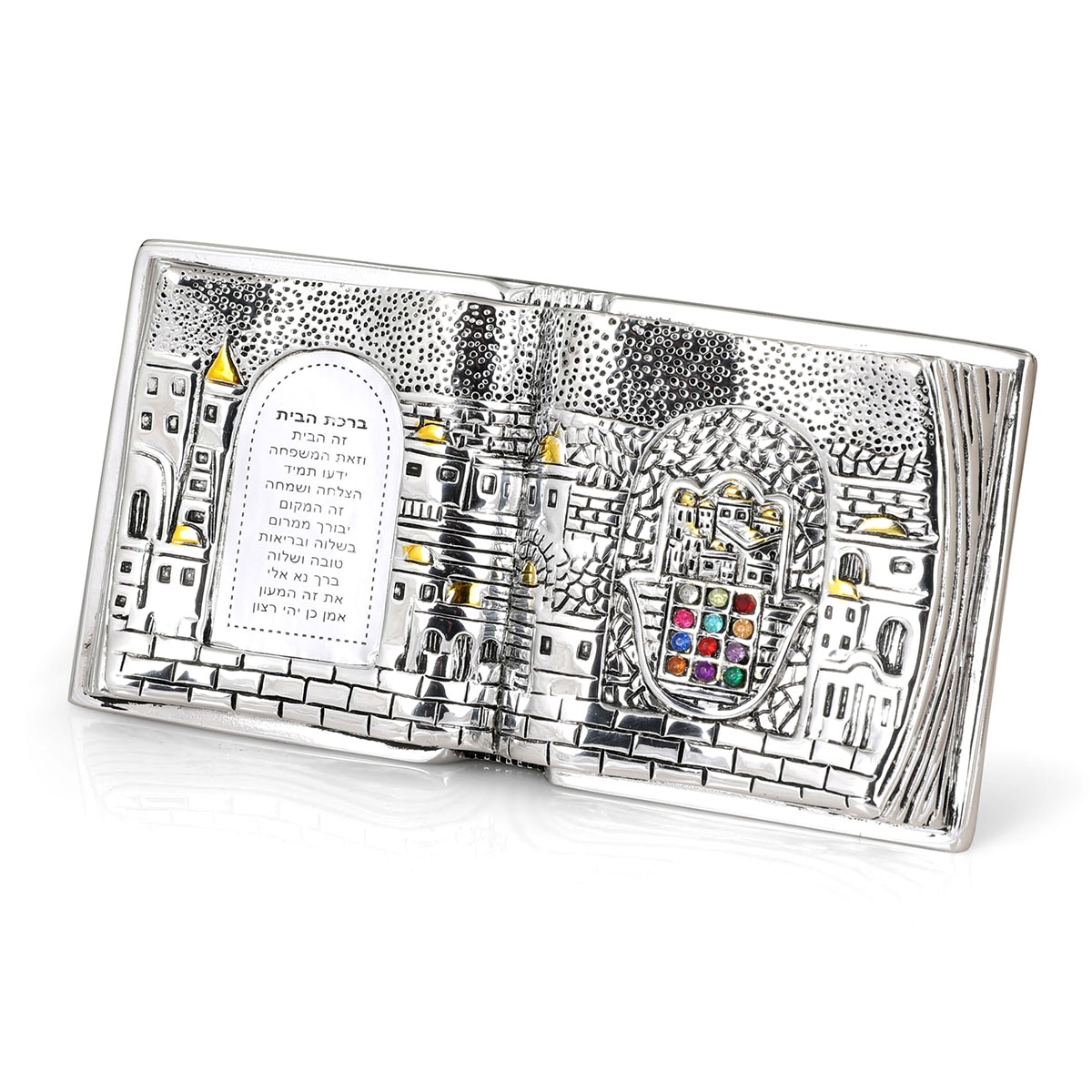 Jerusalem Silver-Plated Book Home Blessing Miniature  main product photo
