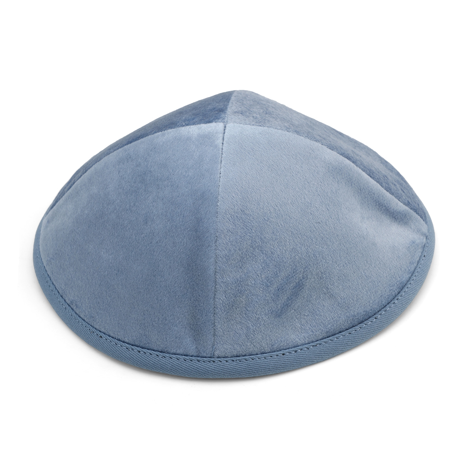 Teal Velvet Kippah main product photo