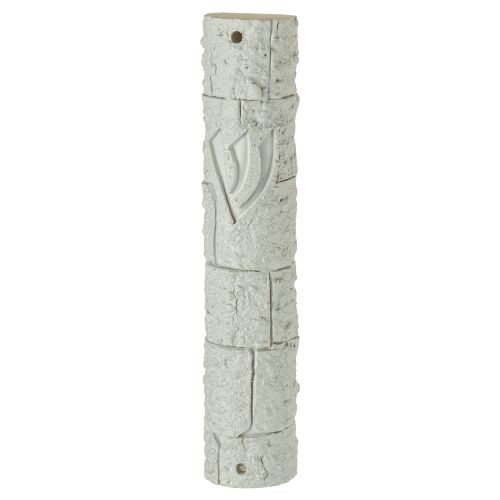 Stone-Colored Kotel (Western Wall) Outdoor Mezuzah Case main product photo