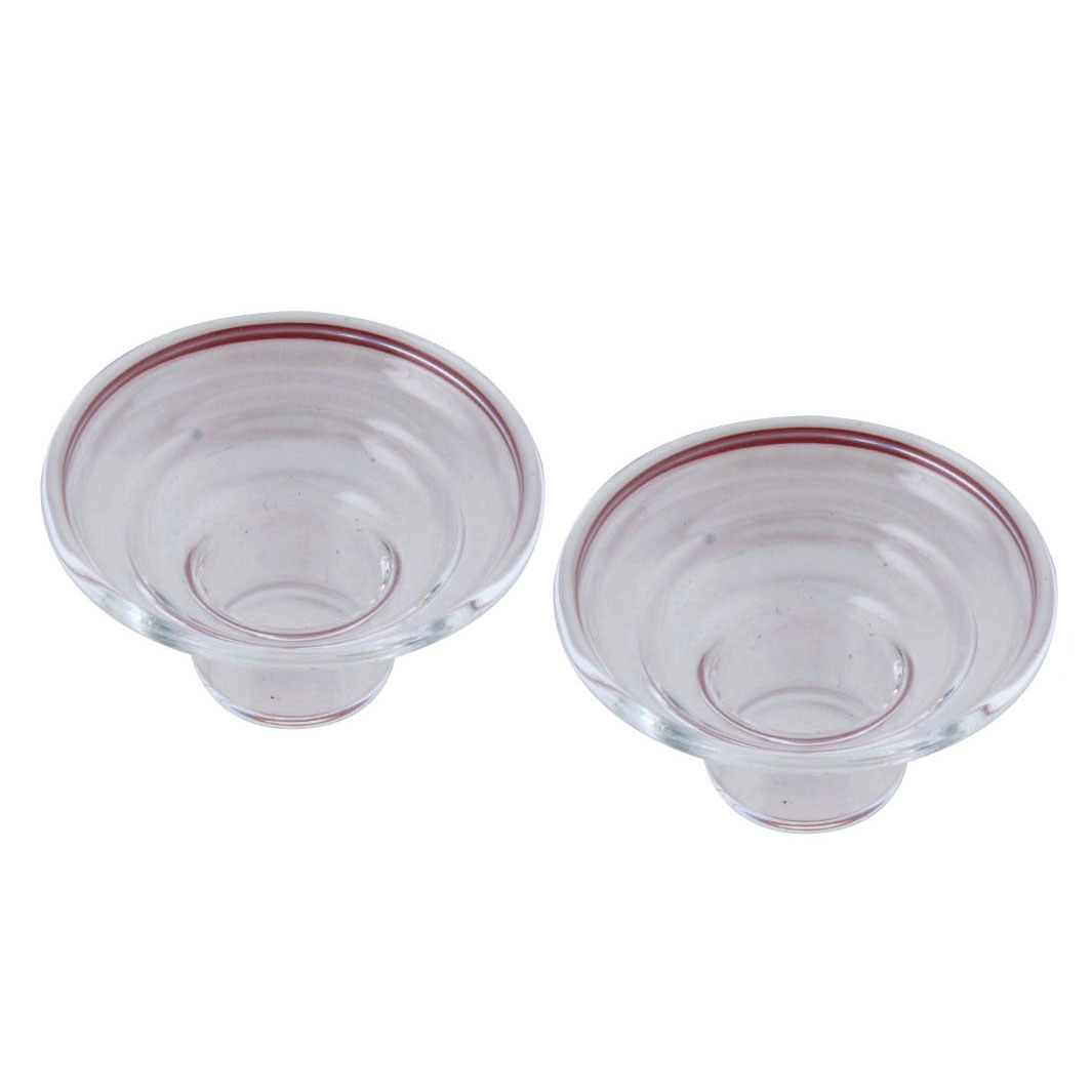 Glass Candle Holder - 2 Units Set main product photo