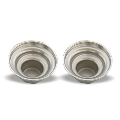 Nickel Candle Holder - 2 Units Set main product photo