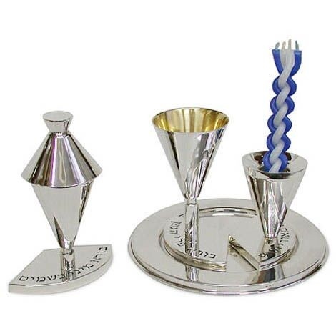 Bier Judaica Sterling Silver Havdalah Set main product photo