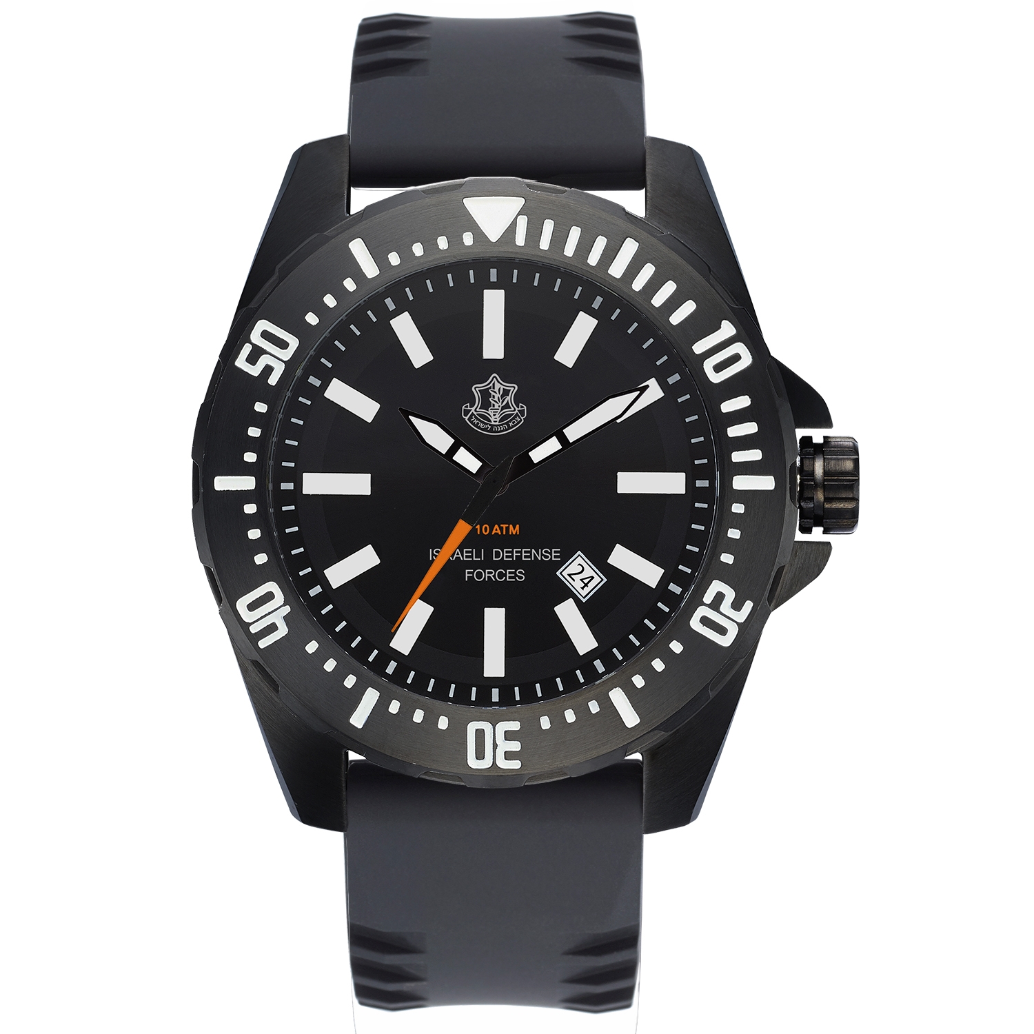 Black IDF Soldier Watch by Adi main product photo