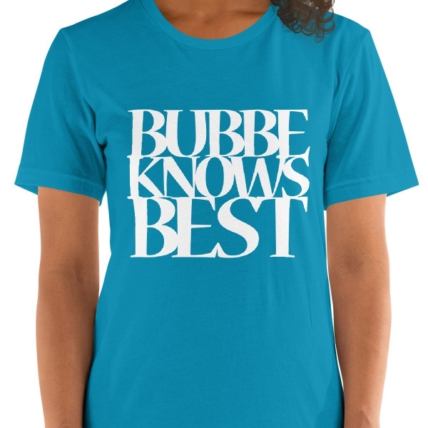 Bubbe Knows Best Jewish T-Shirt main product photo