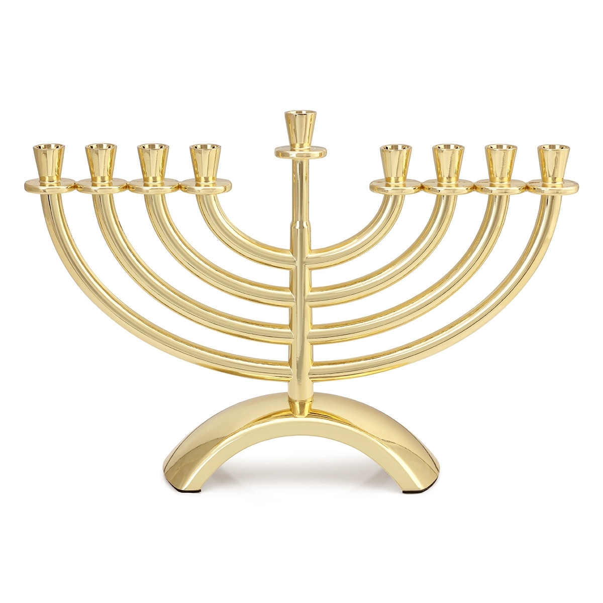 Classic Silver or Gold Plated Hanukkah Menorah main product photo