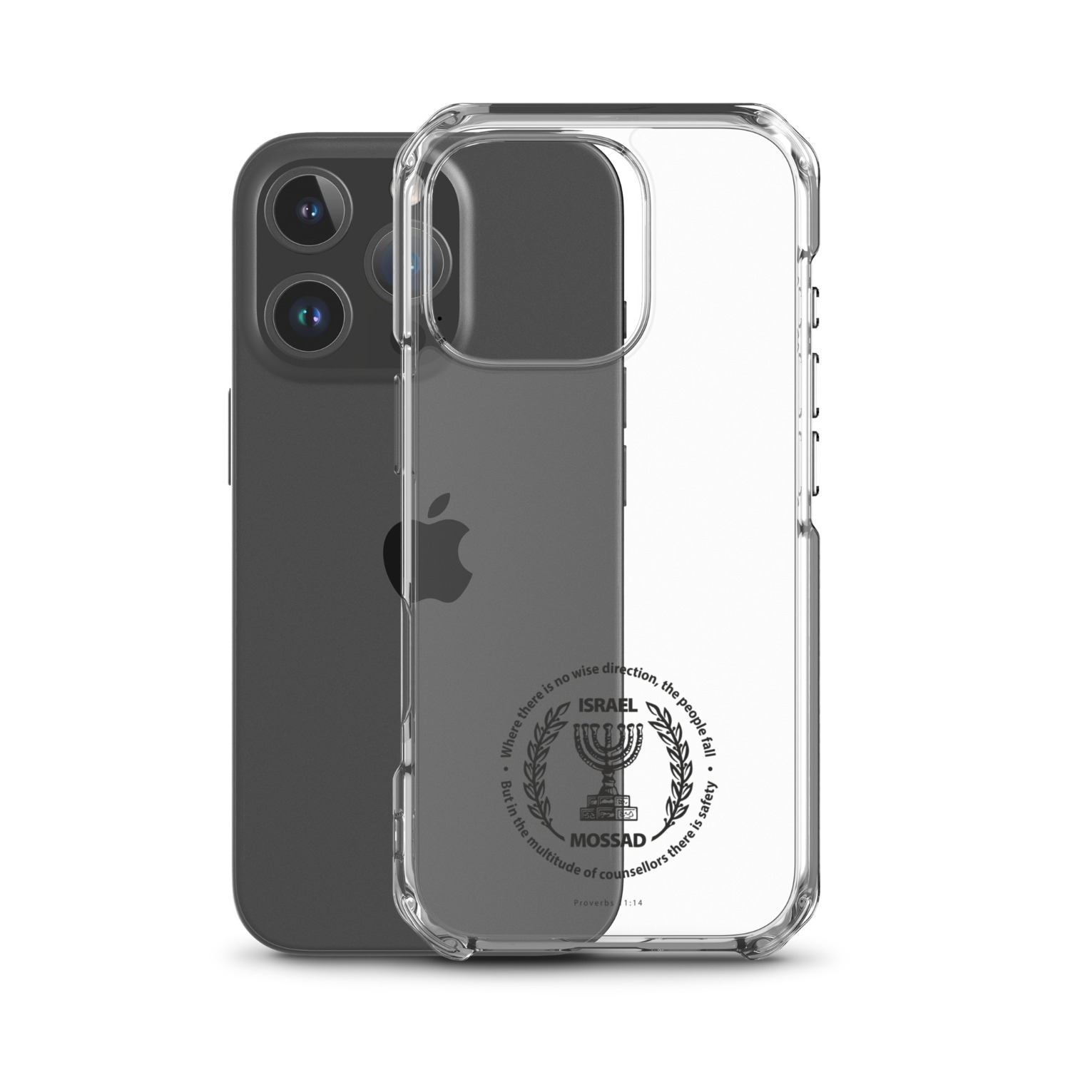 Mossad Clear iPhone® Case main product photo