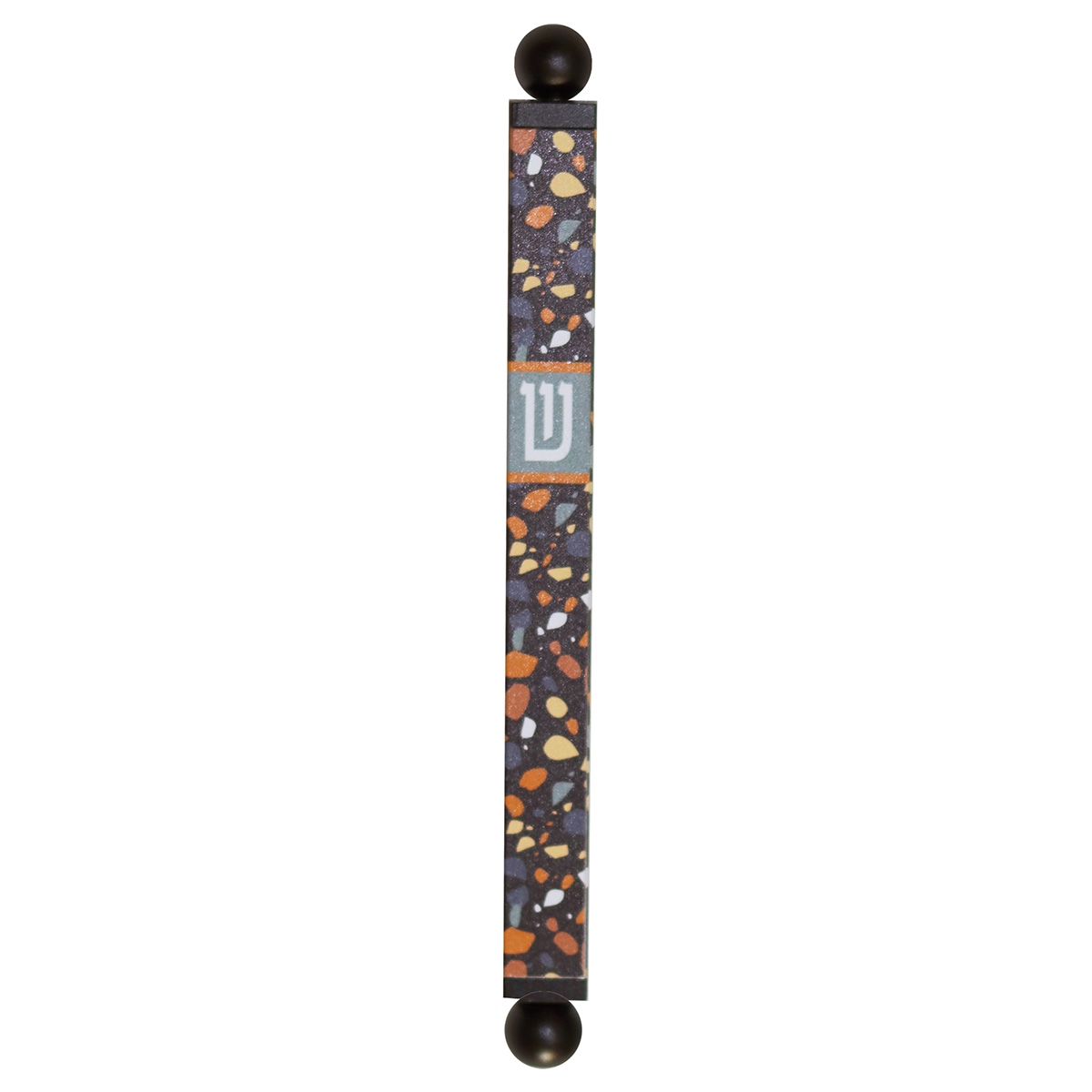 Dorit Judaica Speckled Mezuzah Case with Shin main product photo