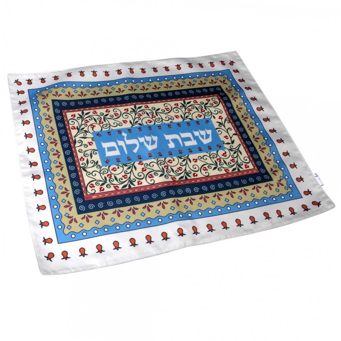 Dorit Judaica Challah Cover - Rectangle Pomegranate Design main product photo