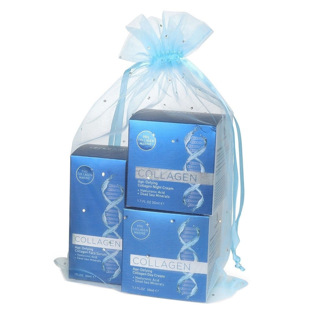 Edom Age-Defying Dead Sea Facial Set: Day Cream, Night Cream, Face Serum main product photo