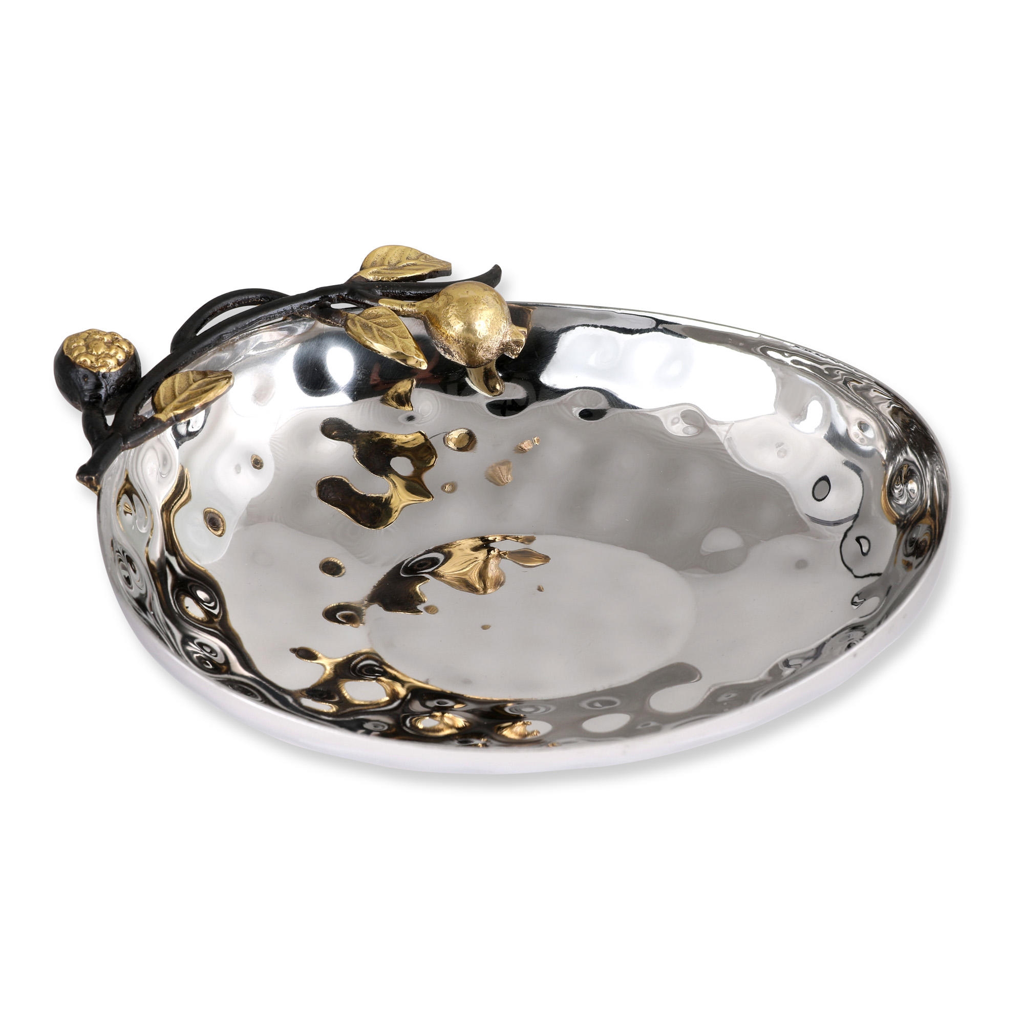 Yair Emanuel Stainless Steel Pomegranate Haroset Bowl - Oval main product photo