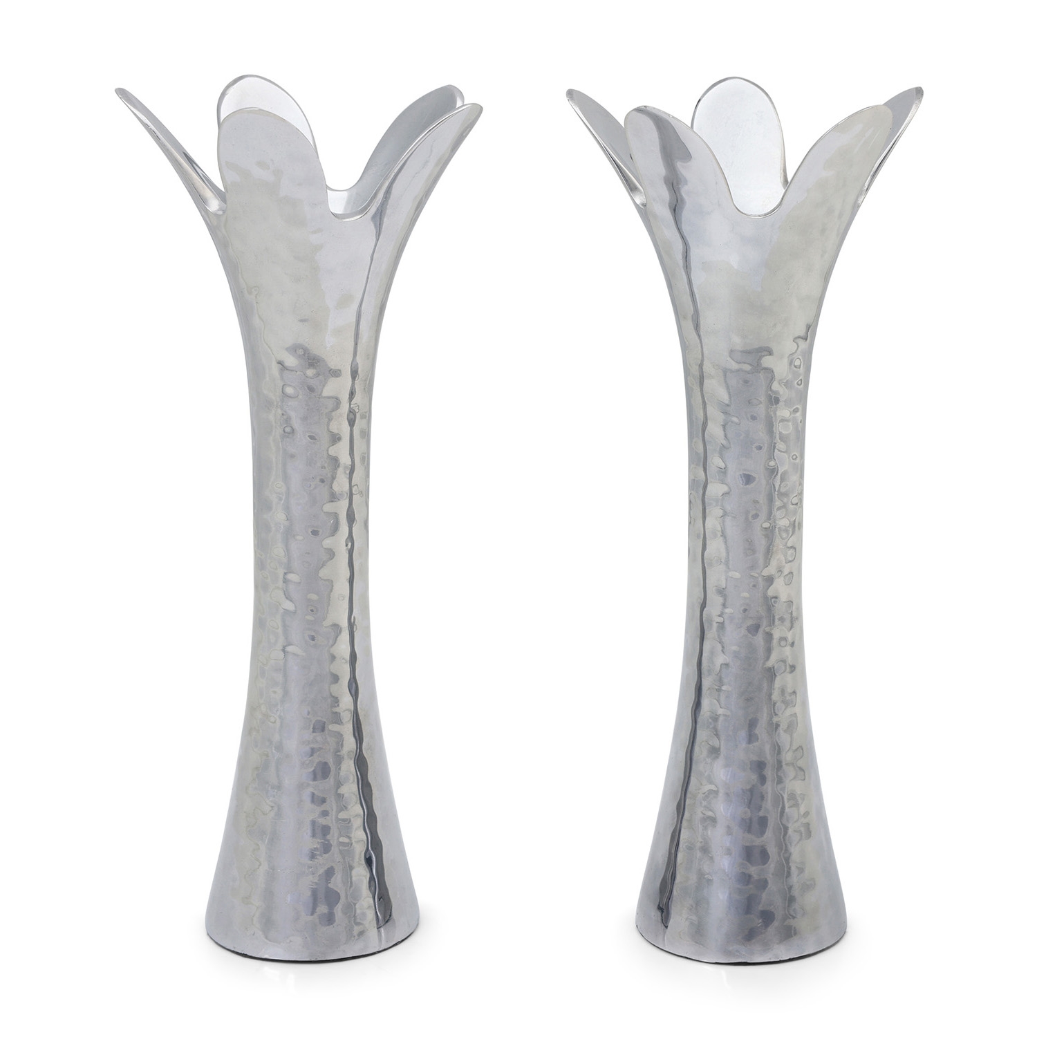 Yair Emanuel Shabbat Candlesticks - Silver or Gold Design main product photo