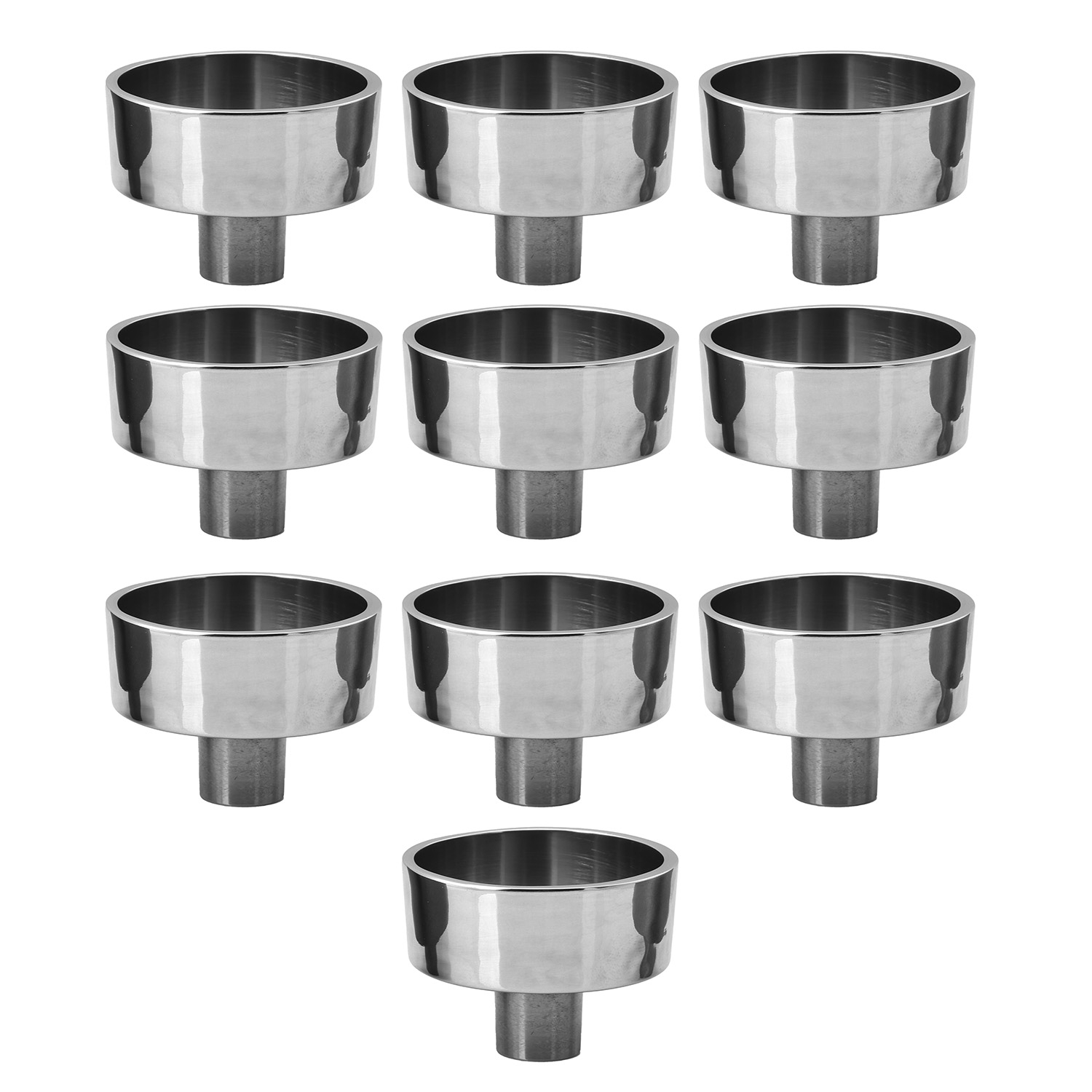 Anodized Aluminum Tea Light Adapter - Yair Emanuel main product photo