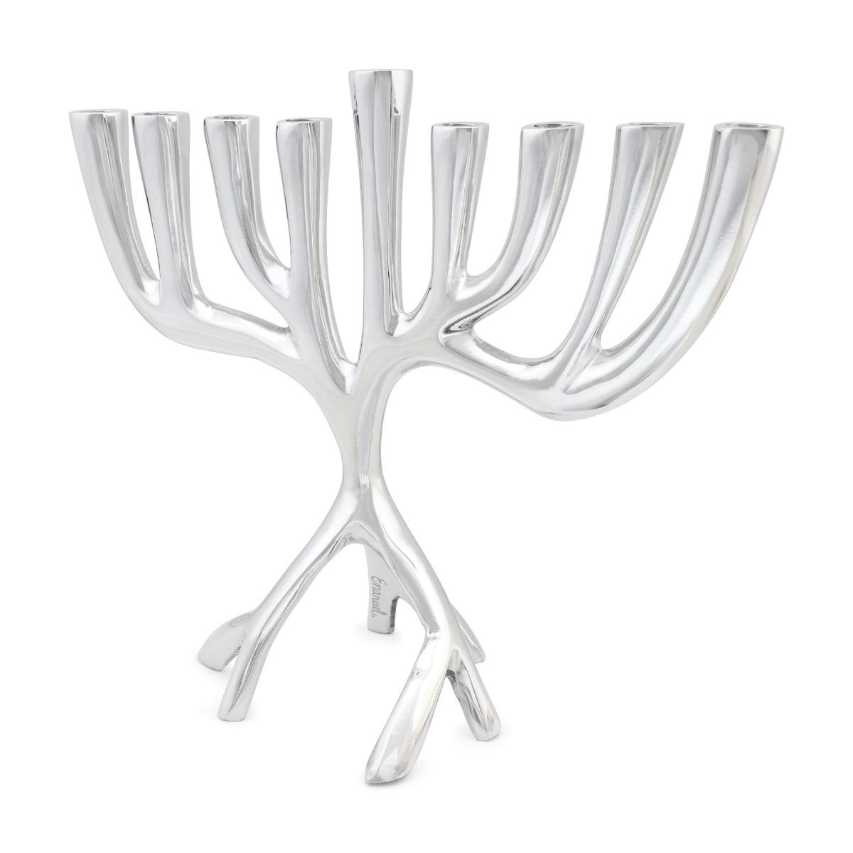 Tree of Life Hanukkah Menorah by Yair Emanuel main product photo