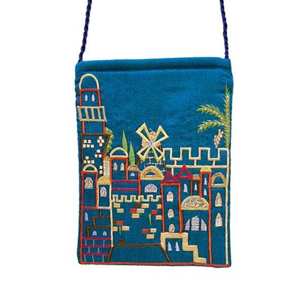 Jerusalem: Yair Emanuel Embroidered Passport Bag main product photo