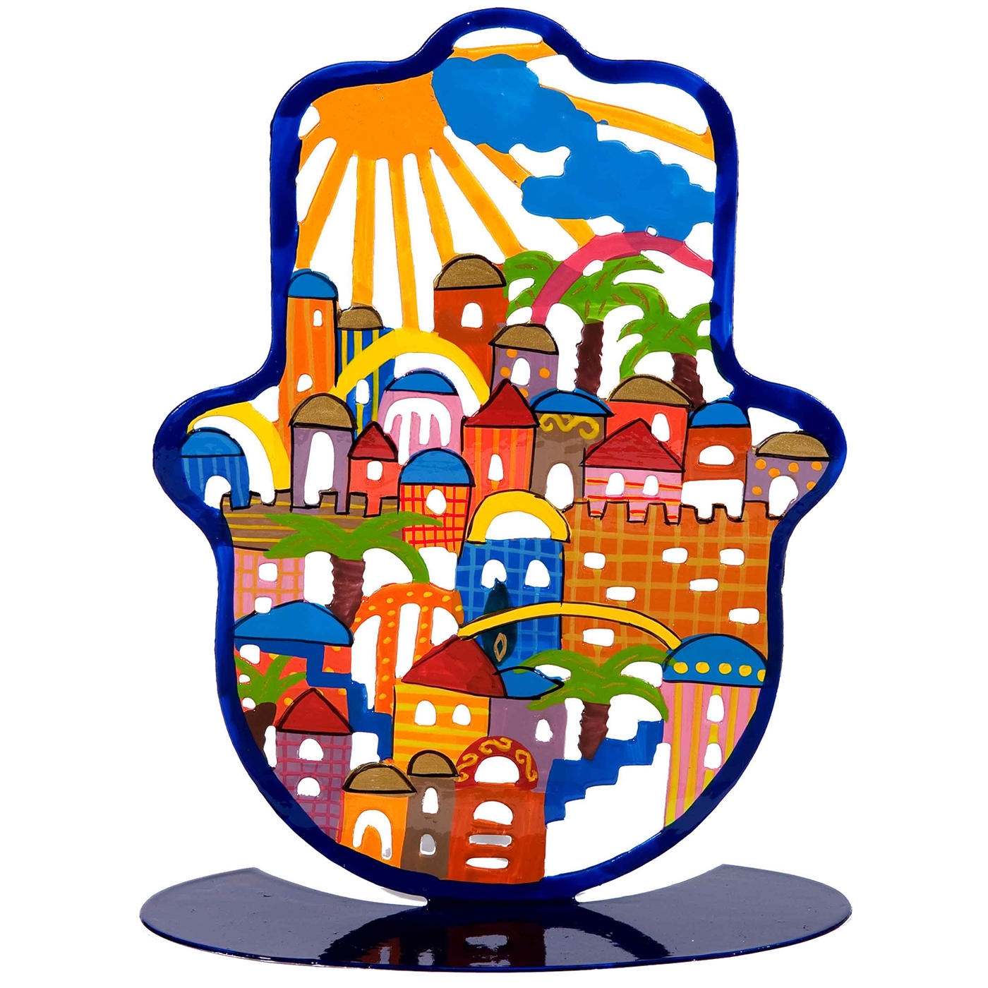 Yair Emanuel Large Standing Hamsa - Jerusalem main product photo