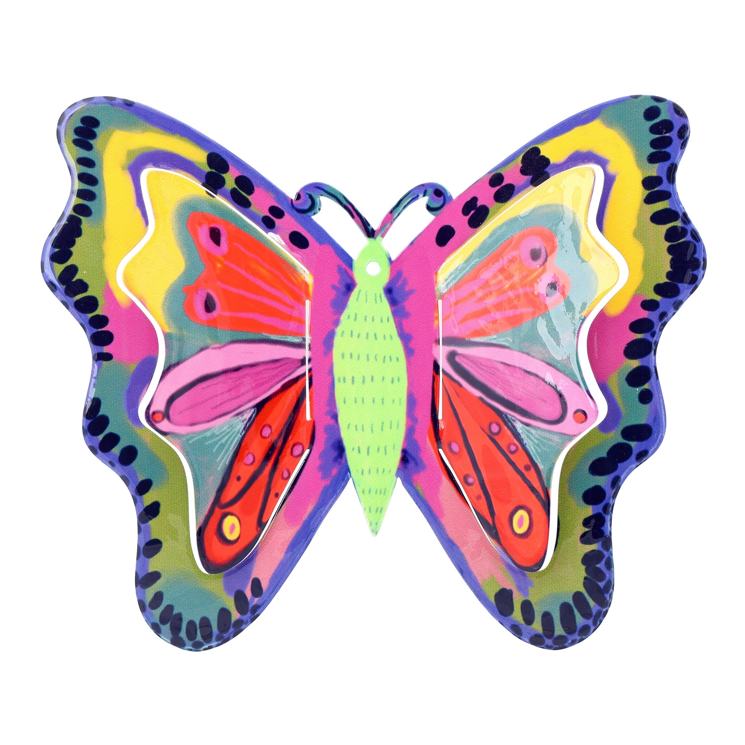 Pink and Yellow Butterfly Wall Hangings from Yair Emanuel main product photo