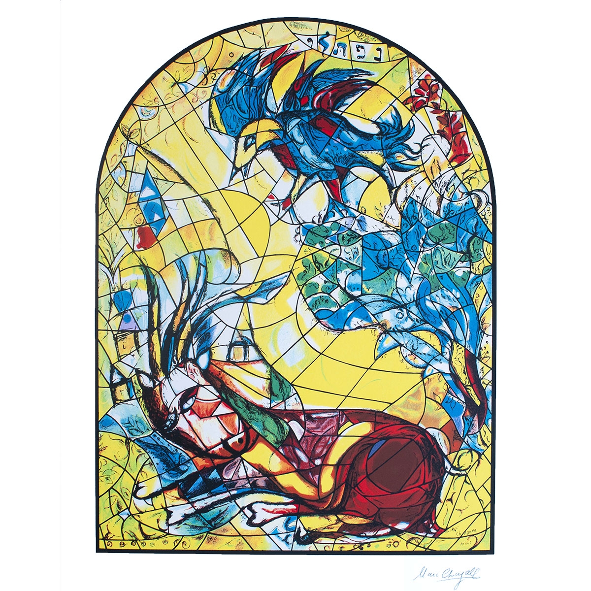 Limited Edition Numbered Marc Chagall Serigraph The Twelve Tribes Naphtali main product photo