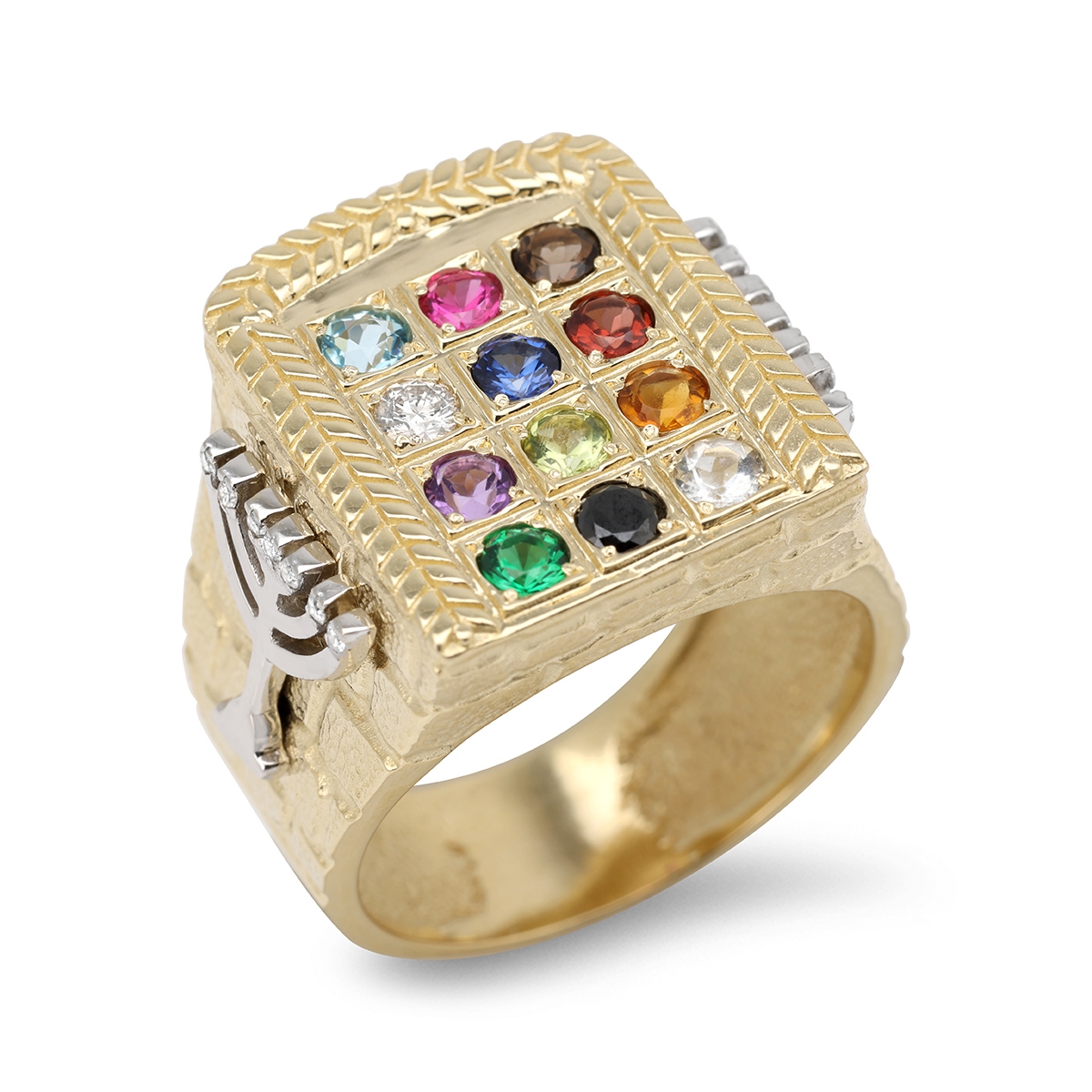 Deluxe Hoshen 14K Yellow Gold Men's Ring main product photo