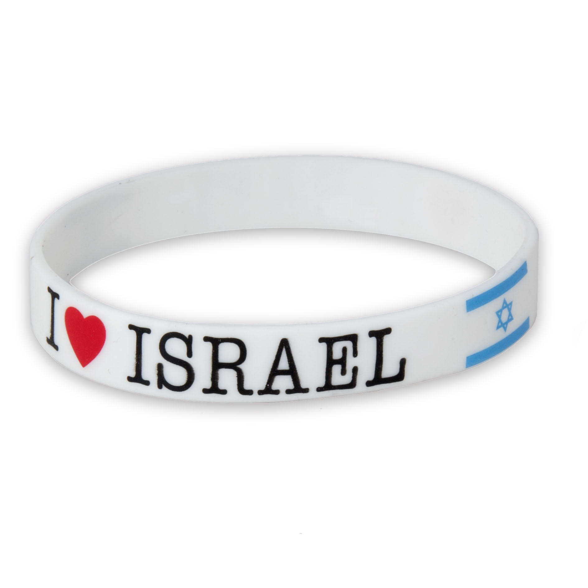 Rubber Bracelet - I Love Israel main product photo