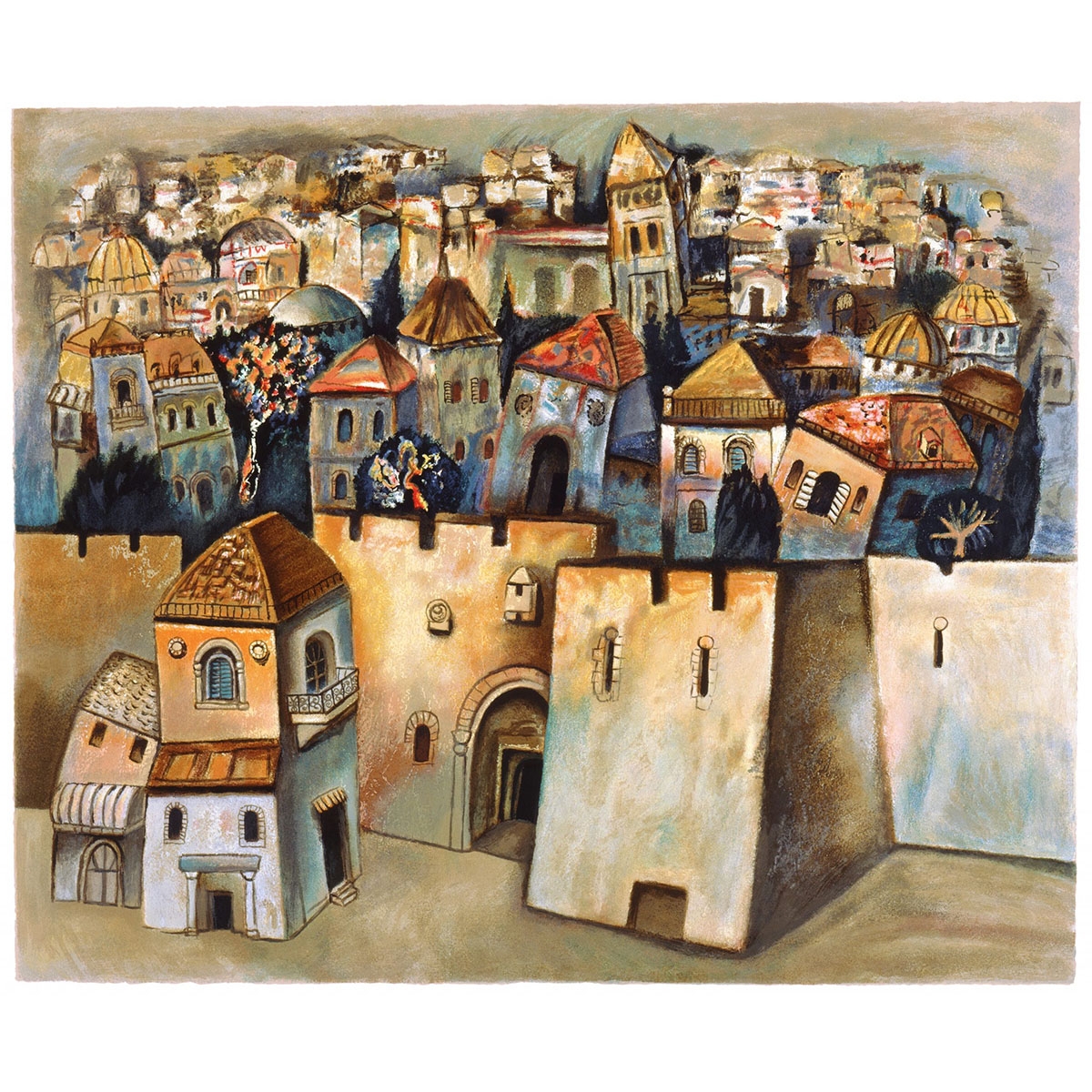 Jerusalem. Artist: Gregory Kohelet. Handsigned & Numbered Limited Edition Serigraph main product photo