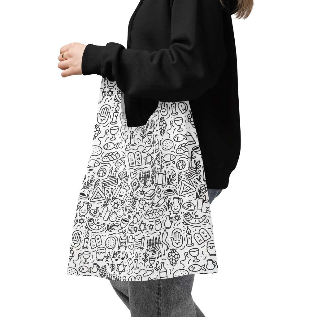 Jewish Doodle Art Shopping Bag main product photo