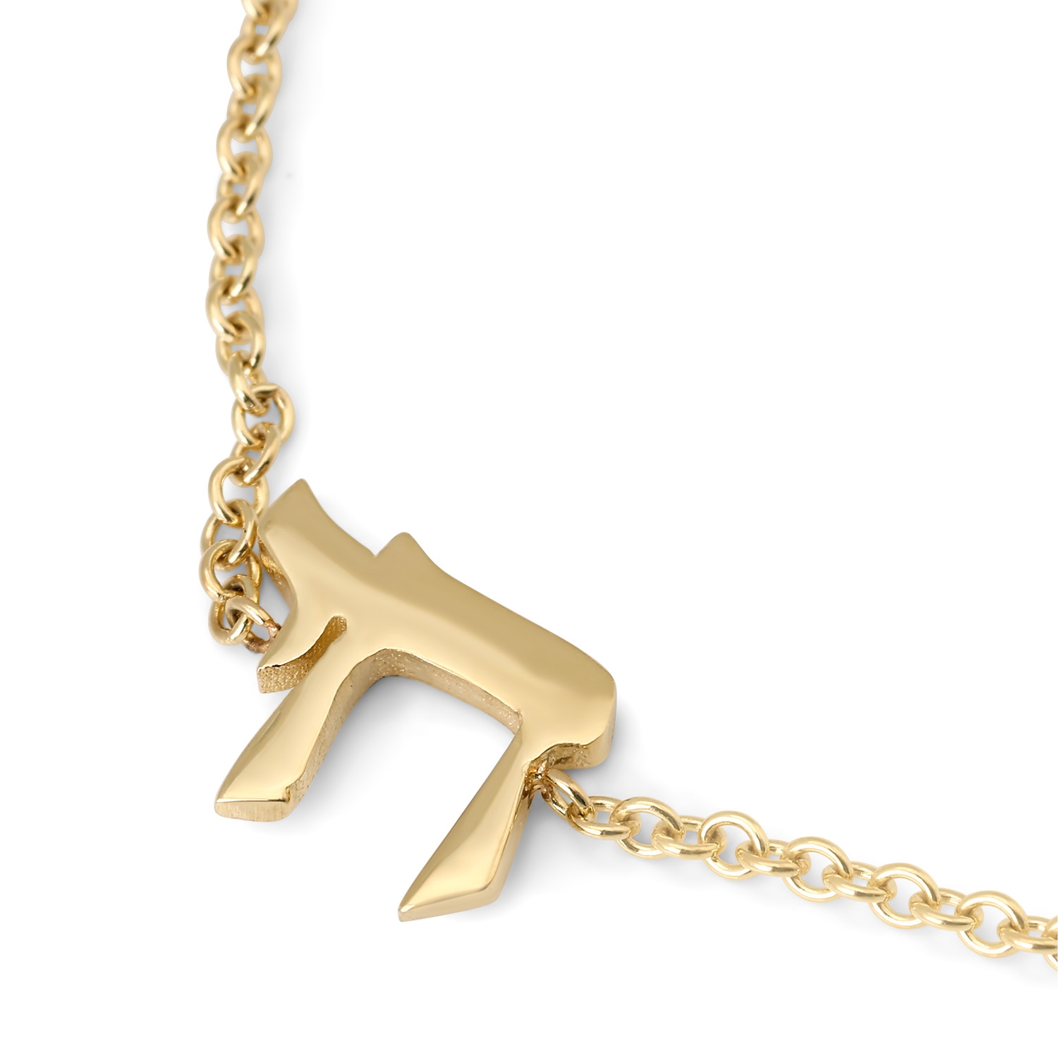 14K Gold Chai Bracelet for Women main product photo