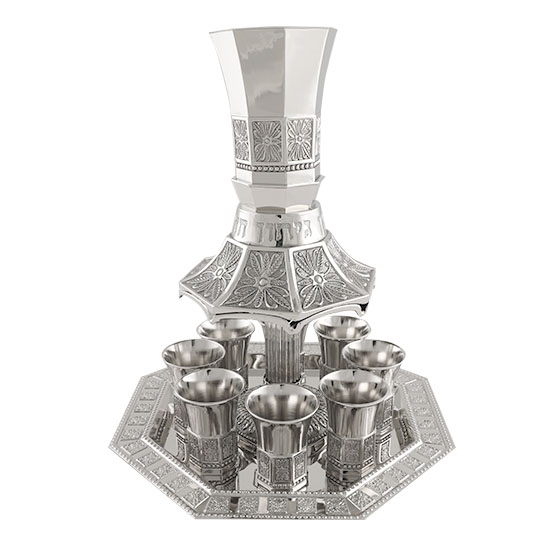 Kiddush Wine Fountain Set for 8 - Rivers of Eden main product photo