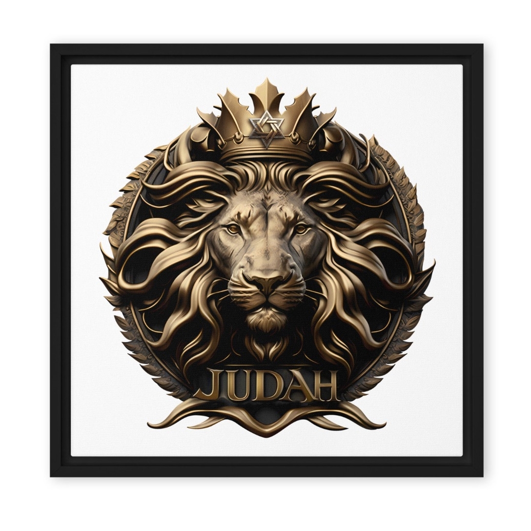 Lion of Judah Framed Canvas main product photo