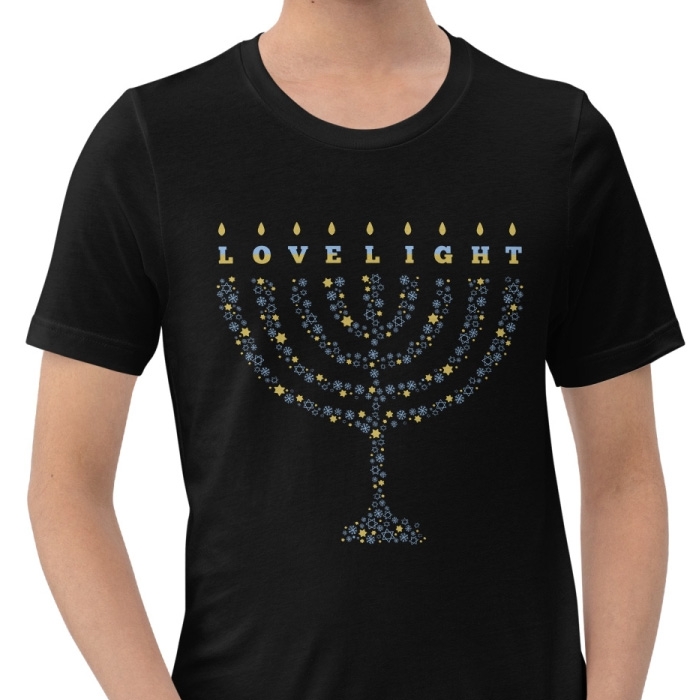 Love Light Hanukkah T-Shirt main product photo