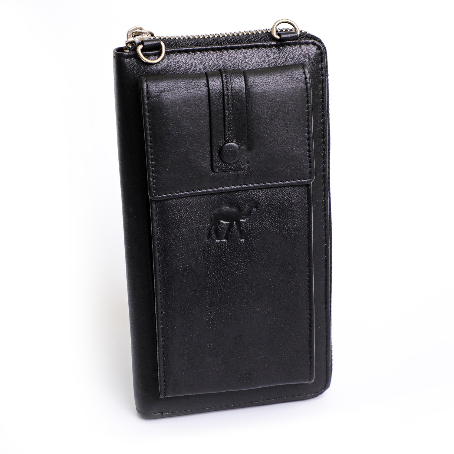 Women's Zip-Close Genuine Leather Wallet including Color Option main product photo