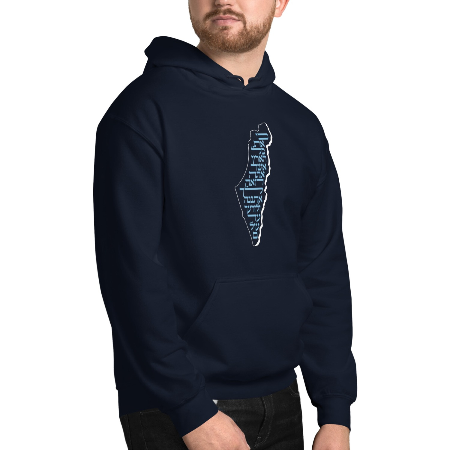 Map of Israel Hoodie with Genesis 13:15 main product photo