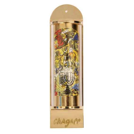 Limited Edition Marc Chagall Mezuzah - 12 Tribes Hadassah Windows - Asher main product photo