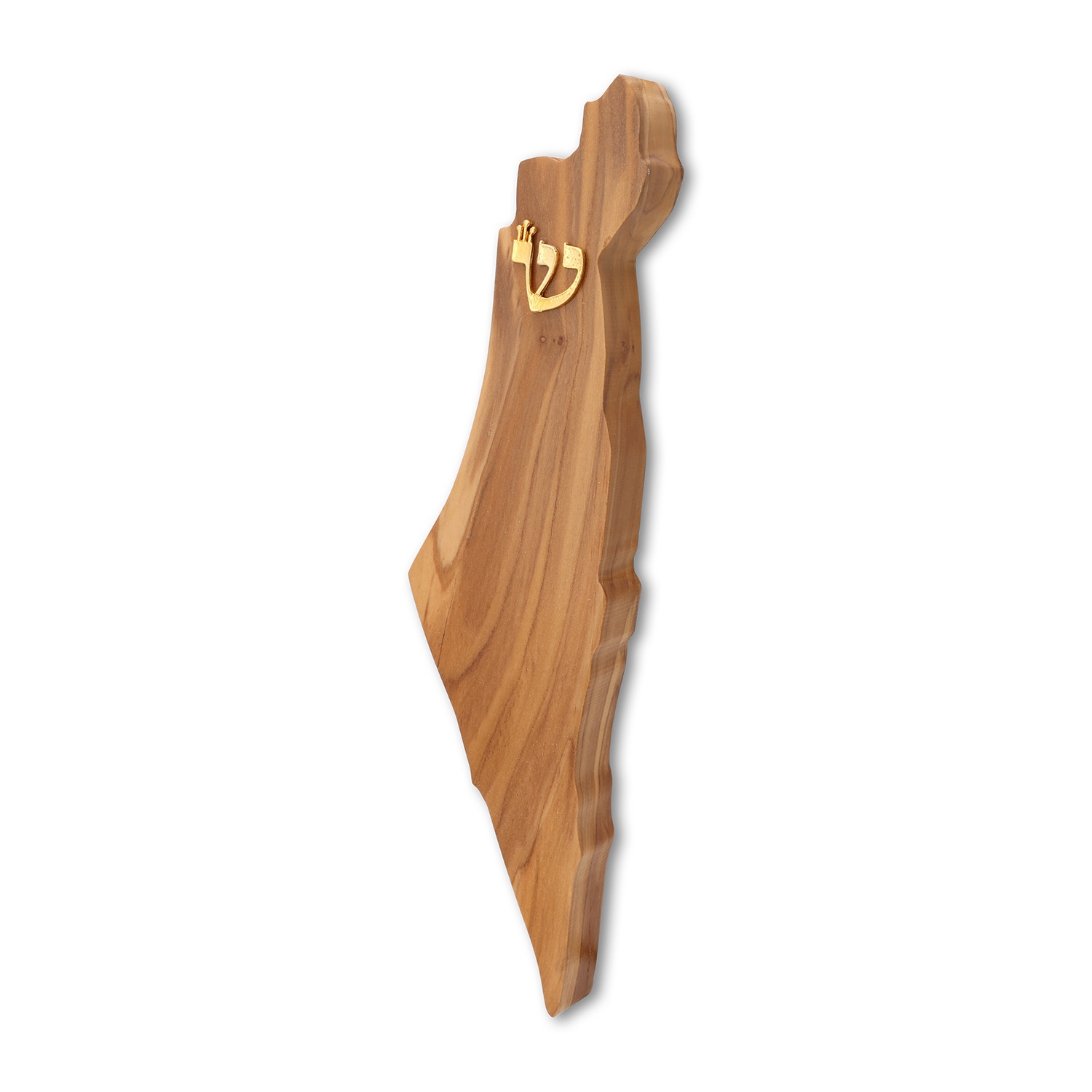 Map of Israel Olive Wood Mezuzah Case - Color Option main product photo