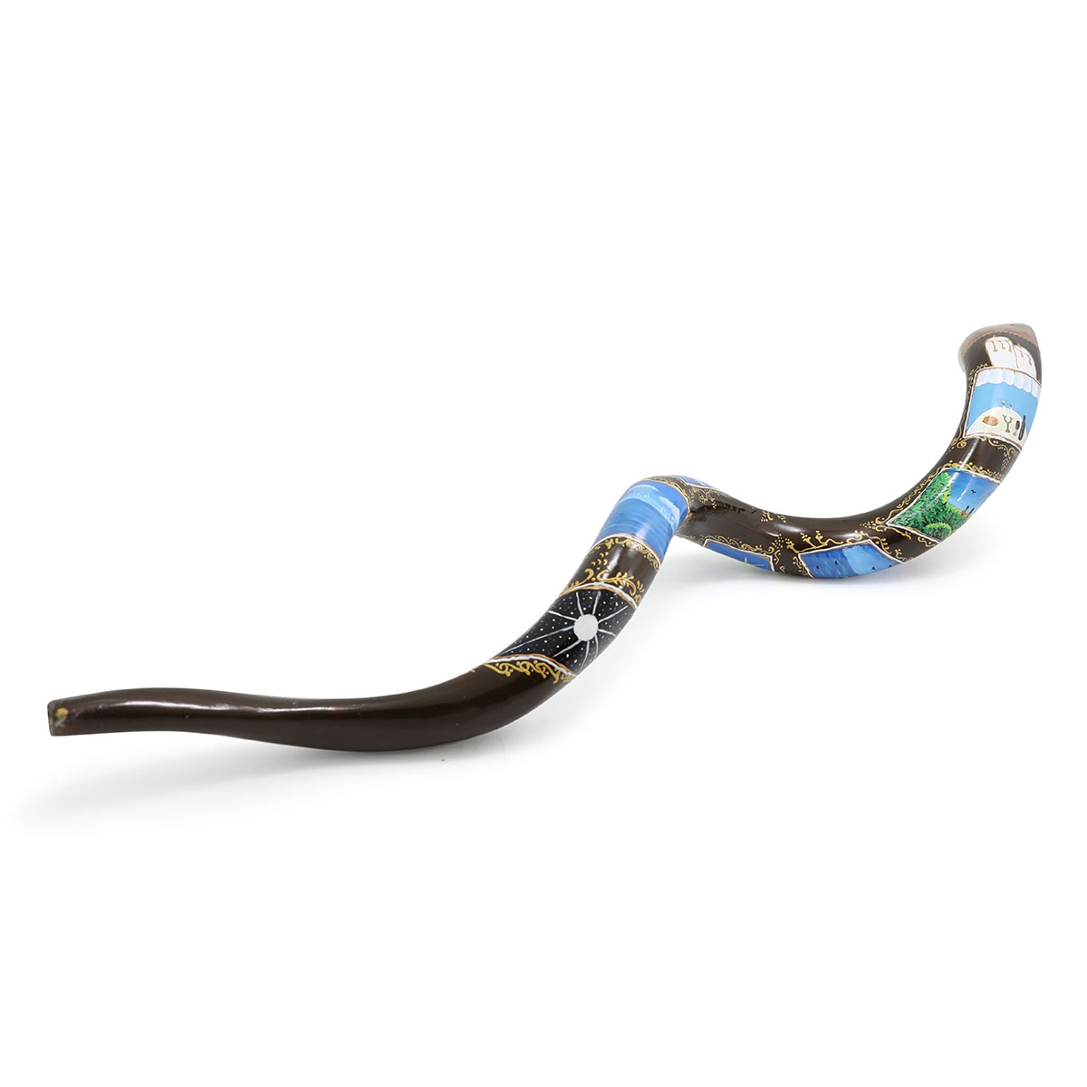 Six Days of Creation Hand Painted Kudu Shofar main product photo