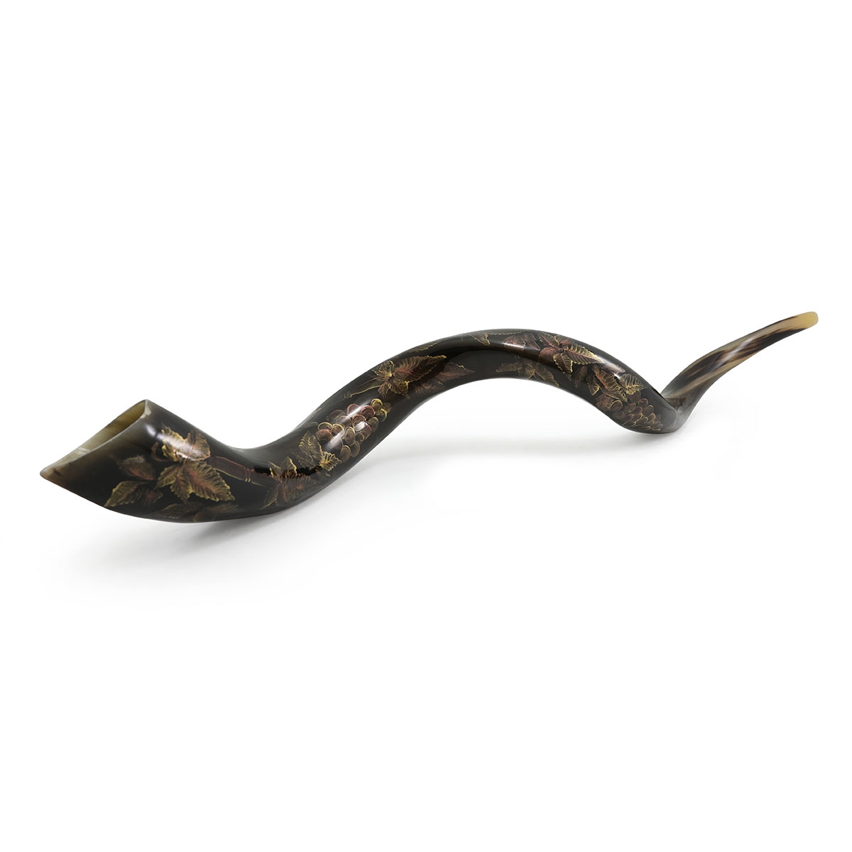 Grapes Hand Painted Kudu Shofar main product photo
