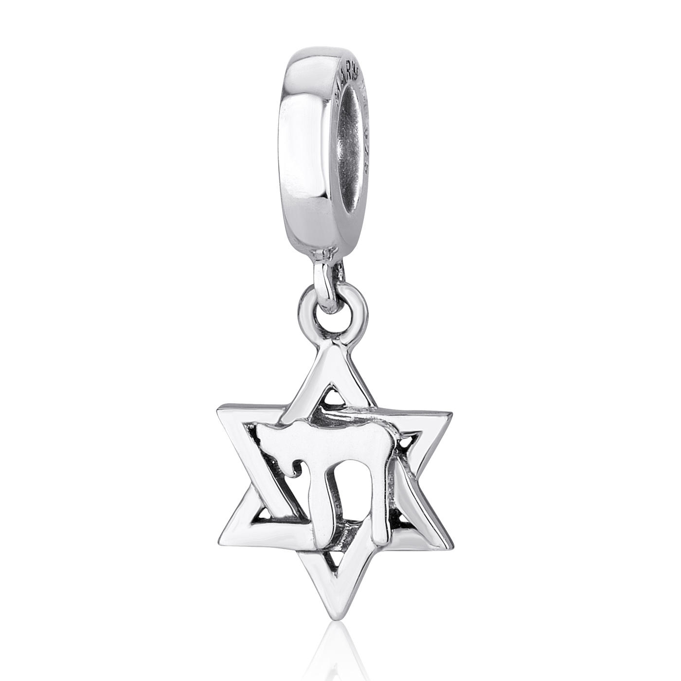 Marina Jewelry Star of David and Chai Pendant Charm main product photo